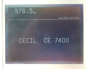 Thumbnail image of Cecil CE 7400 UV Visible Spectrophotometer Lab