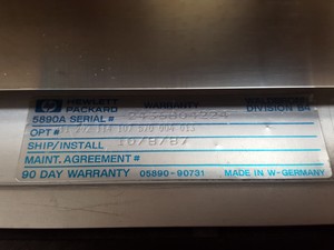 Thumbnail image of Hewlett Packard GC Gas Chromatograph 5890 Series II Lab