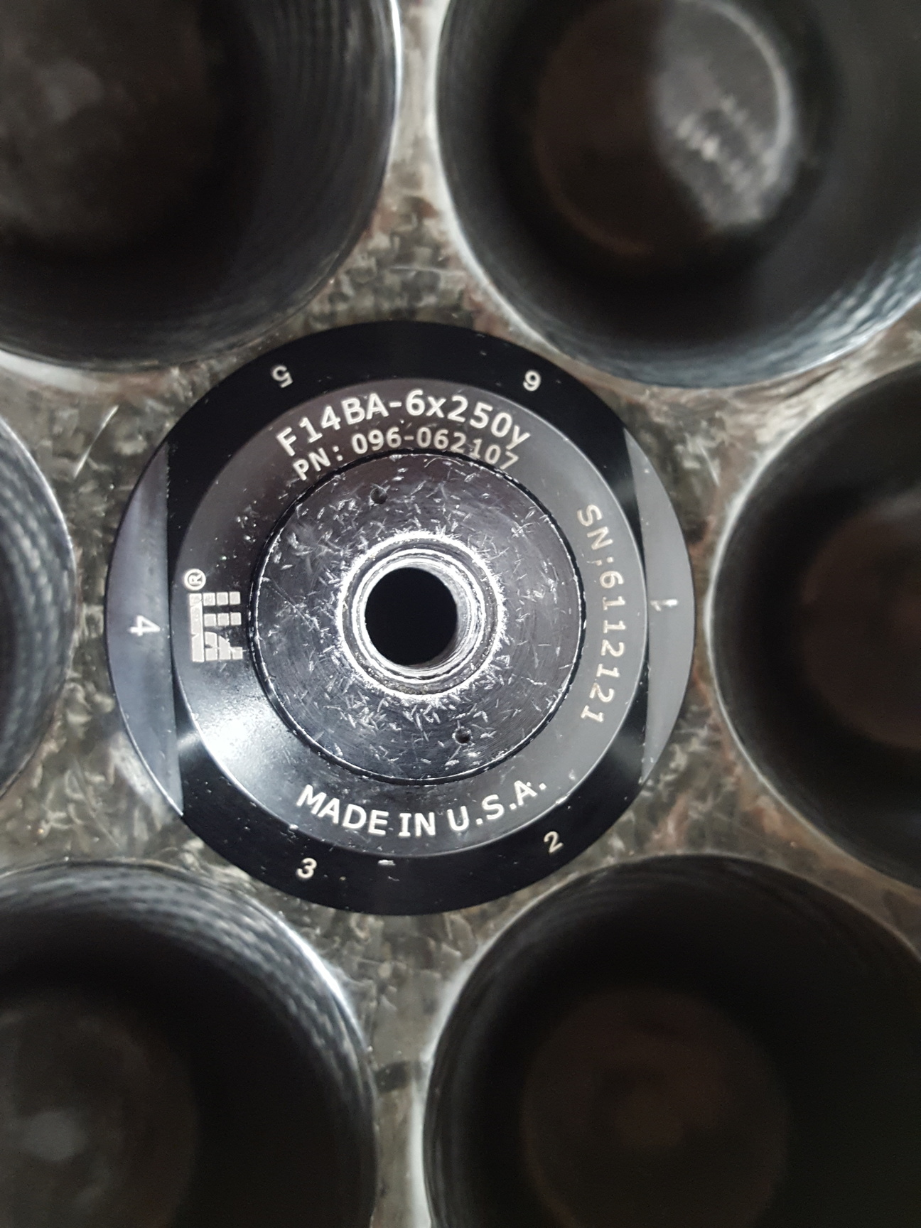 Image of FiberLite Centrifuge Rotor F14-6X250y Part No. 096-062107 Lab