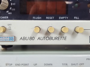 Thumbnail image of Radiometer Copenhagen ABU 80 Autoburette System, TTT 80 Titrator, PHM82 pH Meter