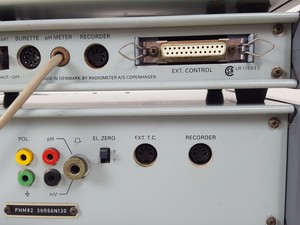 Thumbnail image of Radiometer Copenhagen ABU 80 Autoburette System, TTT 80 Titrator, PHM82 pH Meter