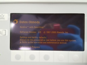 Thumbnail image of GE Datex Ohmeda Aestiva 7900 Vent Anesthesia Machine Lab Spares/Repairs