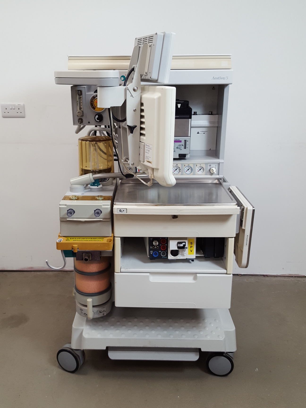 Image of GE Healthcare Datex Ohmeda Aestiva 7900 Vent Anesthesia Machine Lab Faulty