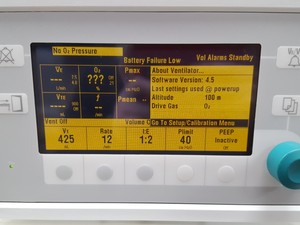Thumbnail image of GE Healthcare Datex Ohmeda Aestiva 7900 Vent Anesthesia Machine Lab Faulty