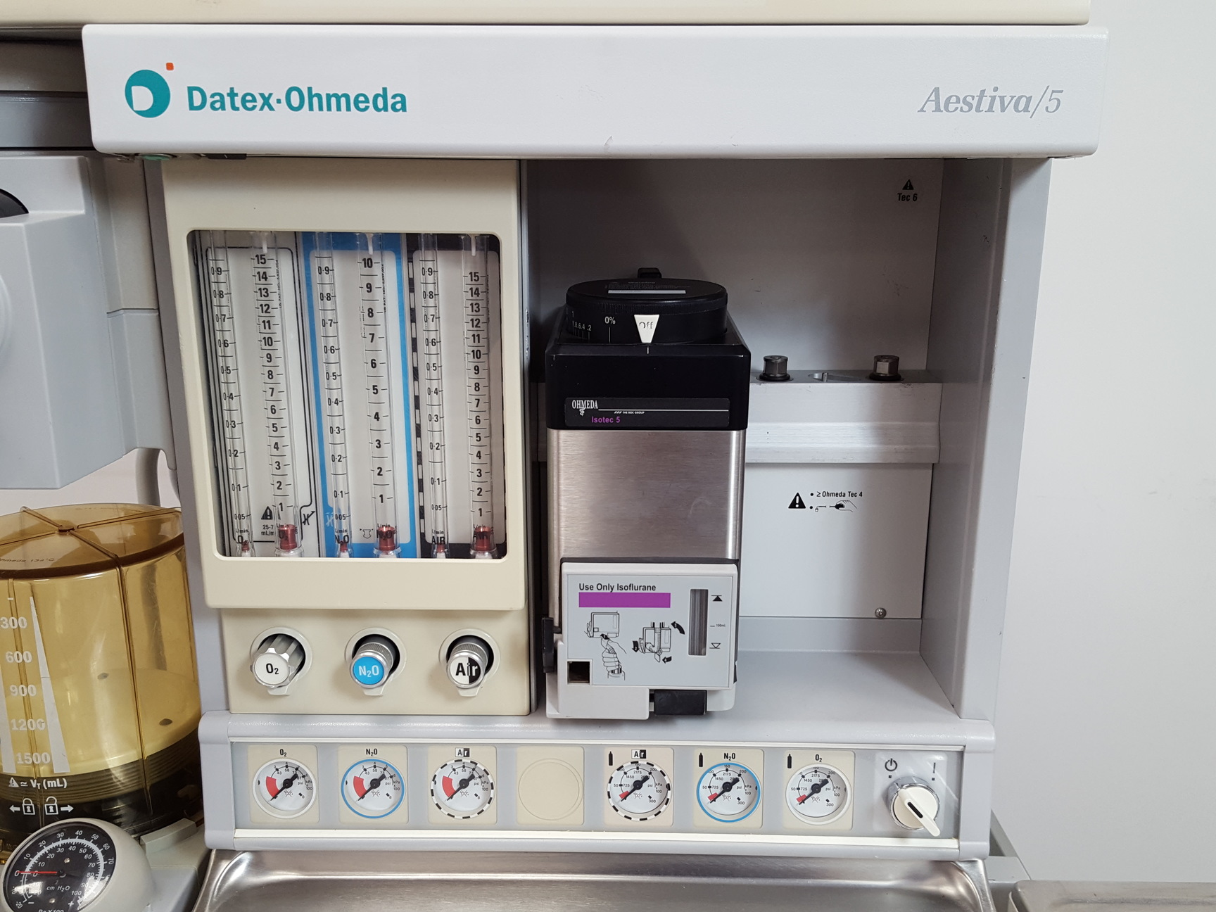 Image of GE Healthcare Datex Ohmeda Aestiva 7900 Vent Anesthesia Machine Lab Faulty