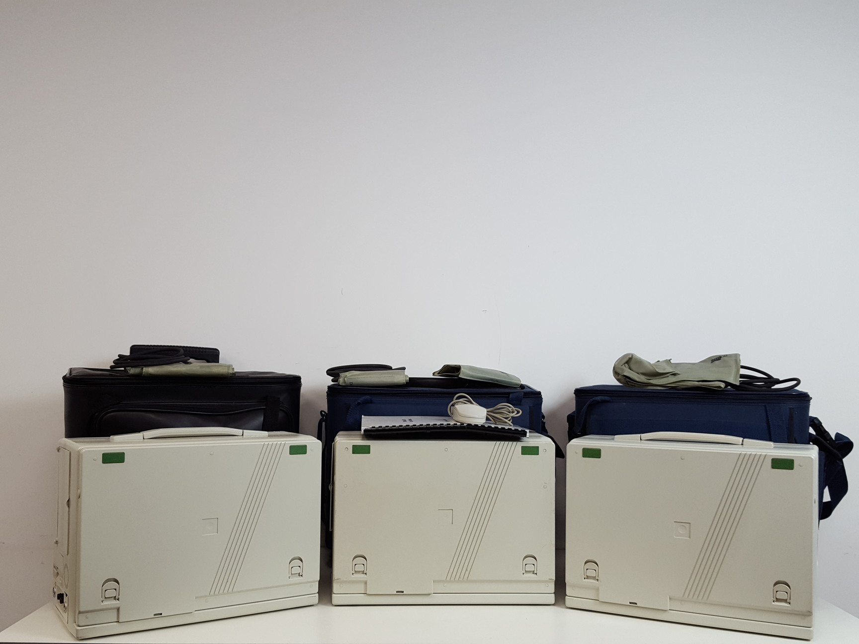 Image of 3 x Acme Portable T10-13 PCs, Filtrass 2001 and DOMED Blood Flow Monitors Lab