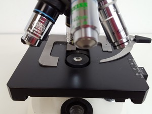 Thumbnail image of Zeiss KF2 Microscope with 4 x Objectives - Ph2  F40/0.65, Plan 40/0.65  160/0.17