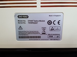 Thumbnail image of Bio-Rad C1000 Thermal Cycler with CFX96 Optics Module RT-PCR Lab