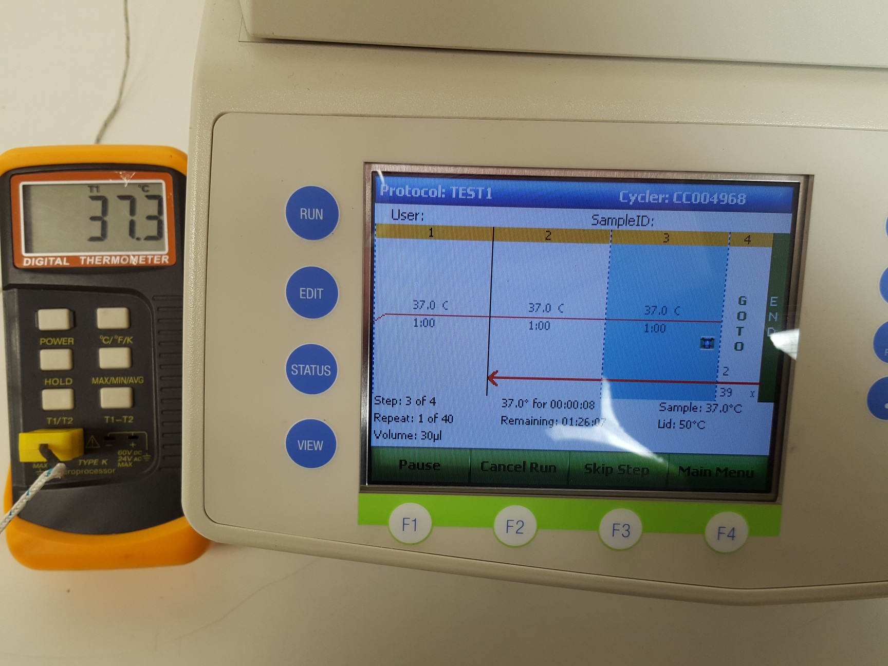 Image of Bio-Rad C1000 Thermal Cycler with CFX96 Optics Module RT-PCR Lab