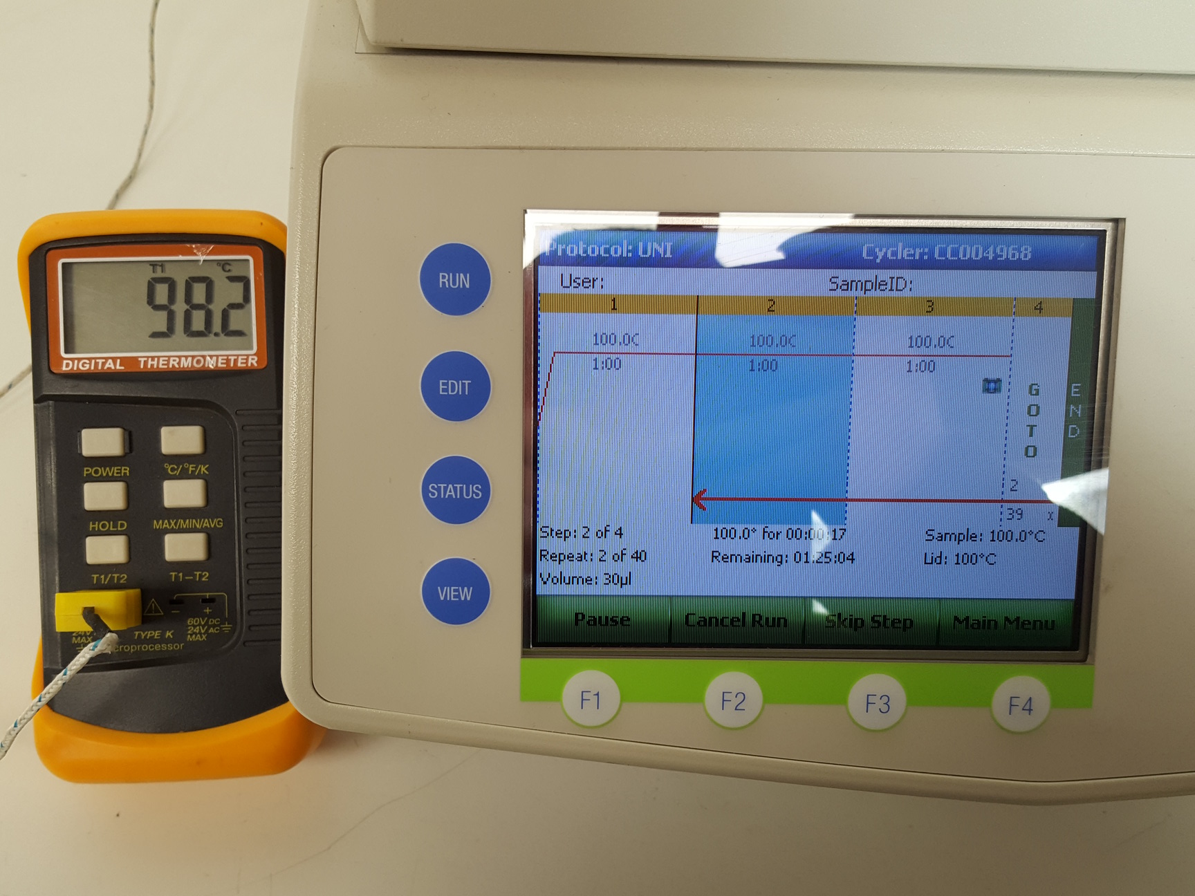 Image of Bio-Rad C1000 Thermal Cycler with CFX96 Optics Module RT-PCR Lab