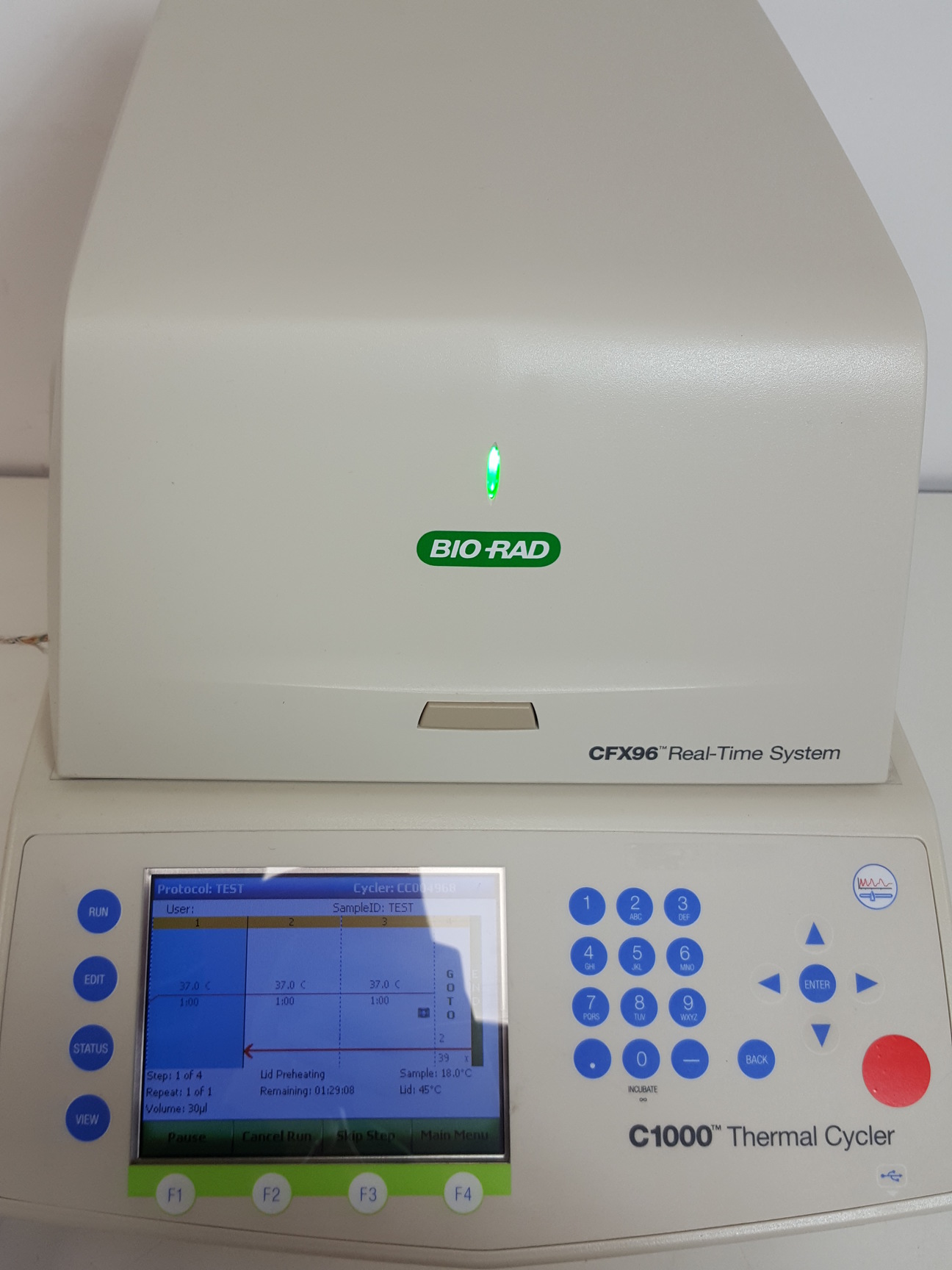 Image of Bio-Rad C1000 Thermal Cycler with CFX96 Optics Module RT-PCR Lab
