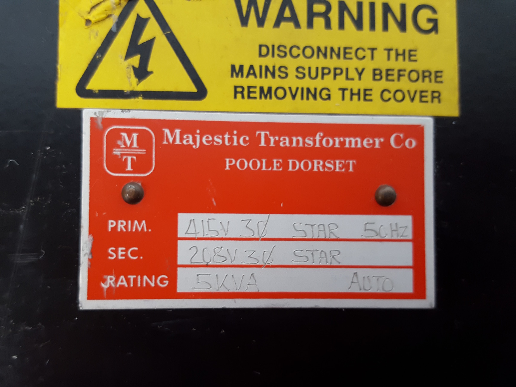 Image of Majestic Transformer Co. 16 AMP Custom Transformer Laser Lab