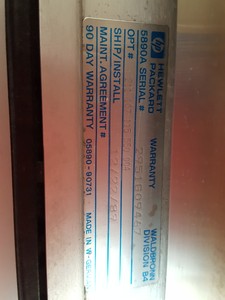 Thumbnail image of Hewlett Packard Series II  GC Gas Chromatograph  Model: 5890 Lab