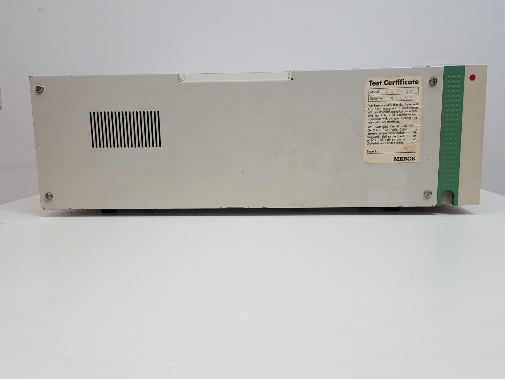Image of Merck Lachrom Ri Detector Model: L-7490 for HPLC Lab