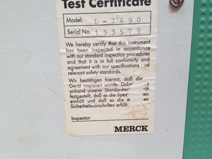 Thumbnail image of Merck Lachrom Ri Detector Model: L-7490 for HPLC Lab