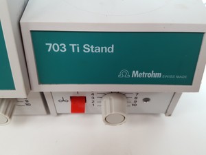 Thumbnail image of Metrohm KF 701 KF Titrino Titration Stand Stirrer System Lab