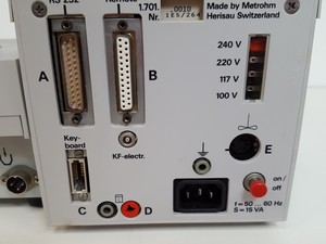 Thumbnail image of Metrohm KF 701 KF Titrino Titration Stand Stirrer System Lab