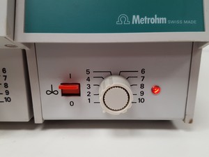 Thumbnail image of Metrohm KF 701 KF Titrino Titration Stand Stirrer System Lab