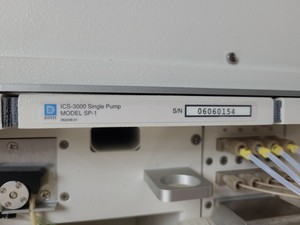 Thumbnail image of Dionex ICS-3000 Single Pump SP-1 Isocratic Lab Spares/Repairs