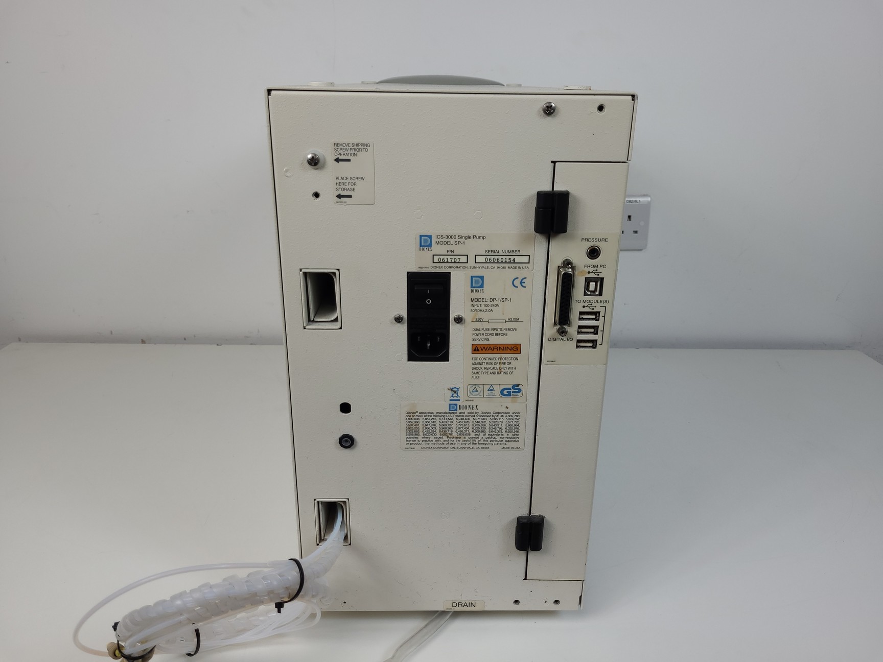 Image of Dionex ICS-3000 Single Pump SP-1 Isocratic Lab Spares/Repairs