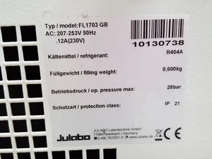 Thumbnail image of Julabo Recirculating Chiller Model: FLW1703GB Lab Spares/Repairs