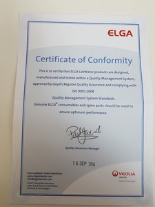 Thumbnail image of Elga Purelab Flex  Model: PF2XXXXM1 Water Purification System Lab