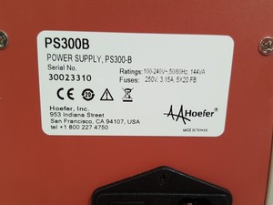 Thumbnail image of Hoefer PS300B 300 Volt Power Supply Lab Electrophoresis Lab