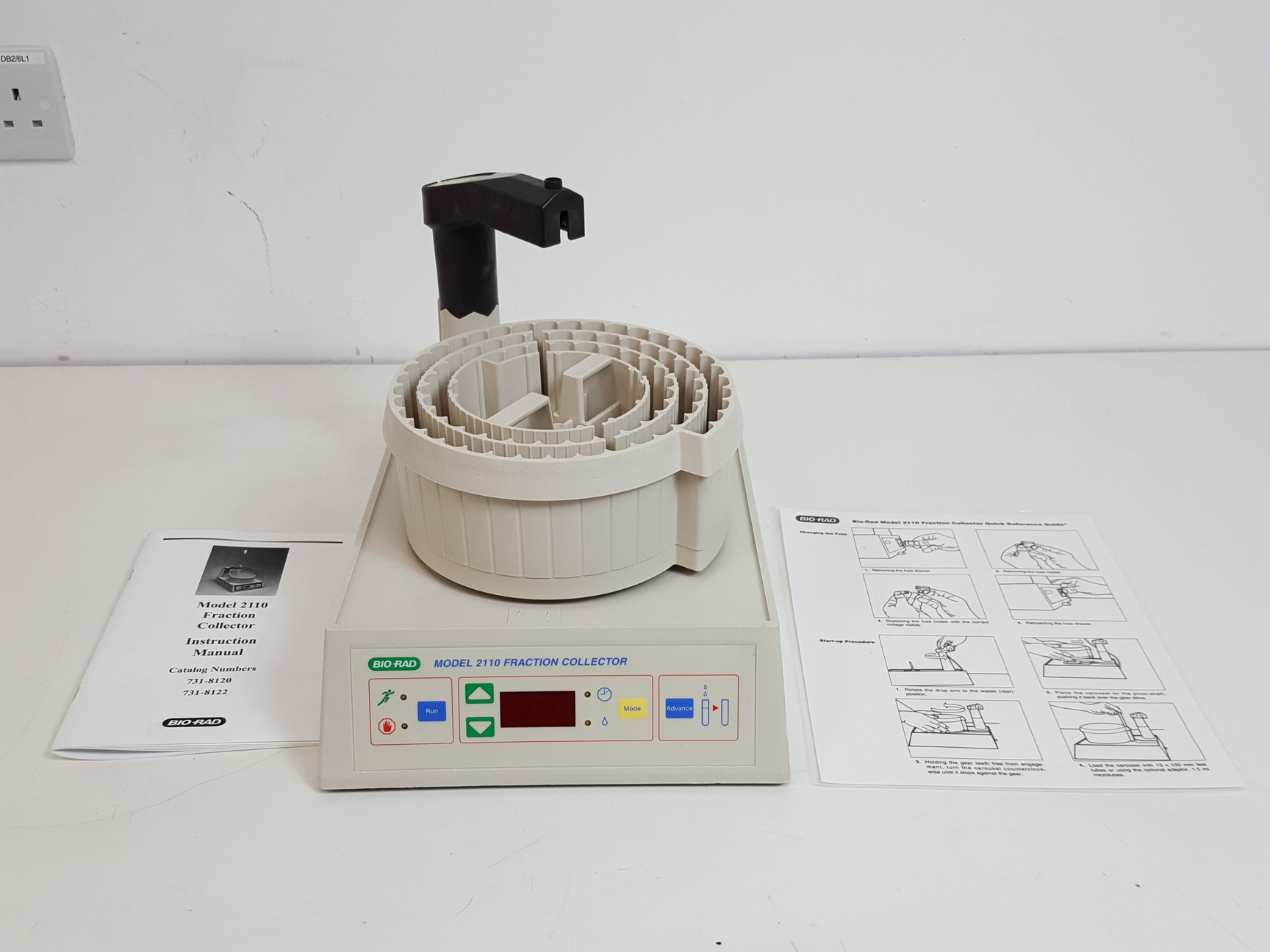 Image of Bio Rad Model 2110 Fraction Collector with Manual Lab
