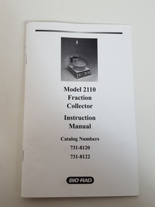Thumbnail image of Bio Rad Model 2110 Fraction Collector with Manual Lab