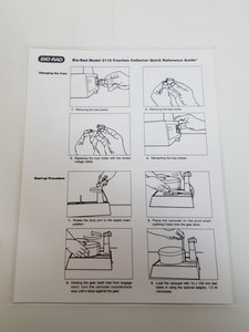 Thumbnail image of Bio Rad Model 2110 Fraction Collector with Manual Lab