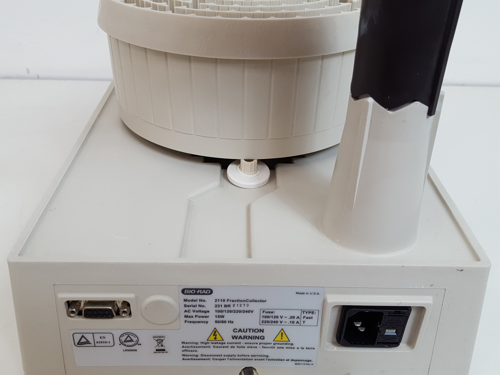Image of Bio Rad Model 2110 Fraction Collector with Manual Lab