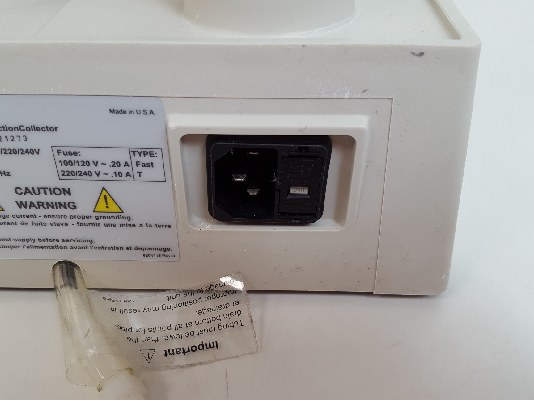 Image of Bio Rad Model 2110 Fraction Collector with Manual Lab