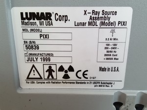 Thumbnail image of GE Lunar Pixi Densitometer Machine with Trolley and Carry Case - X-Ray Lab