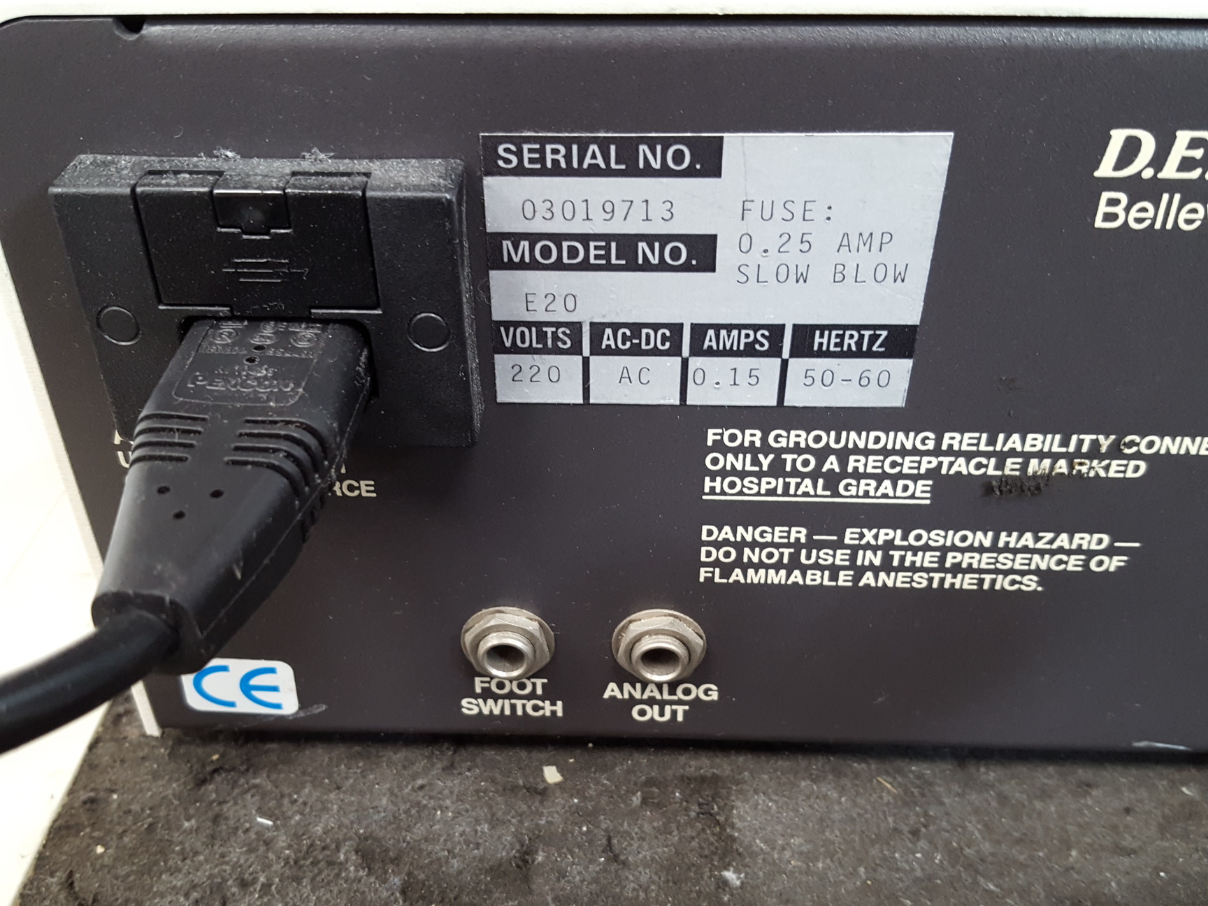Image of Hokanson E20 Rapid Cuff Inflator with AG-101 Source and EC 4 Plethysmograph Lab