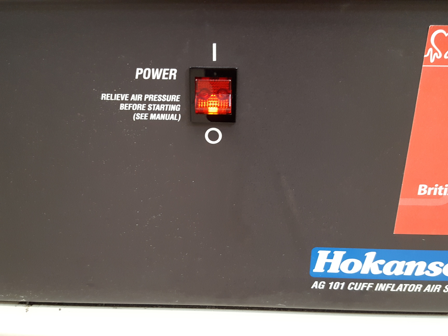 Image of Hokanson E20 Rapid Cuff Inflator with AG-101 Source and EC 4 Plethysmograph Lab