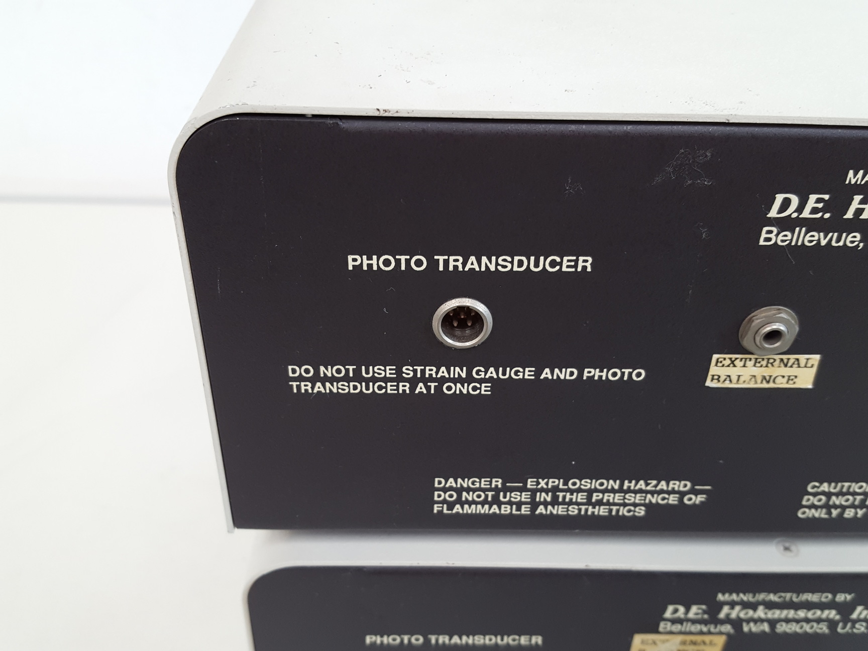 Image of Hokanson E20 Rapid Cuff Inflator with AG-101 Source and EC 4 Plethysmograph Lab