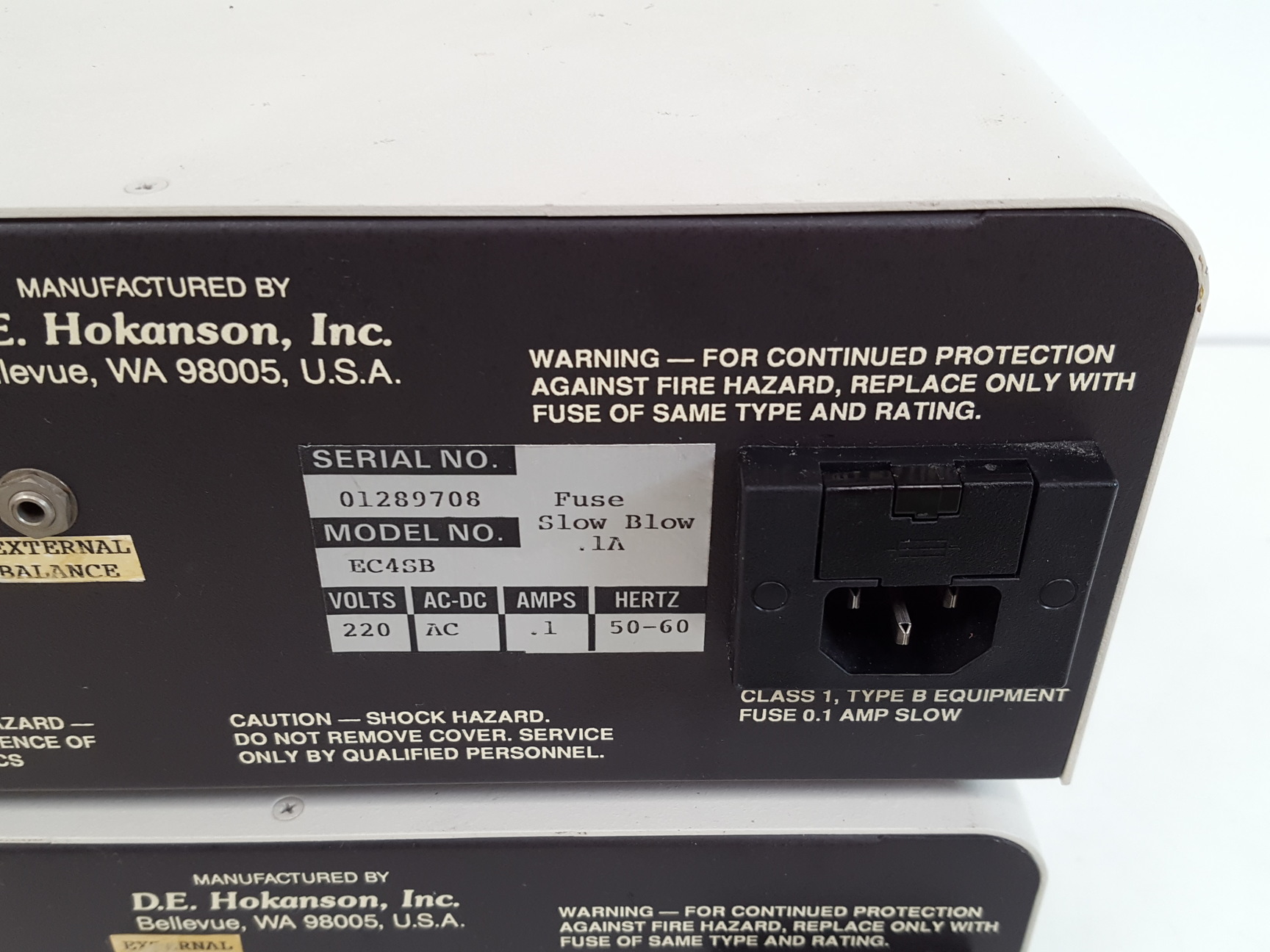 Image of Hokanson E20 Rapid Cuff Inflator with AG-101 Source and EC 4 Plethysmograph Lab