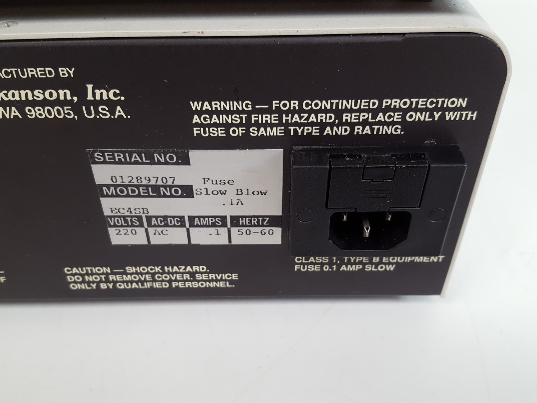 Image of Hokanson E20 Rapid Cuff Inflator with AG-101 Source and EC 4 Plethysmograph Lab