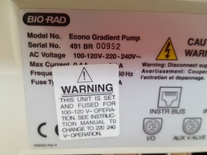 Thumbnail image of Bio-Rad Econo Gradient Pump & Accessories Lab