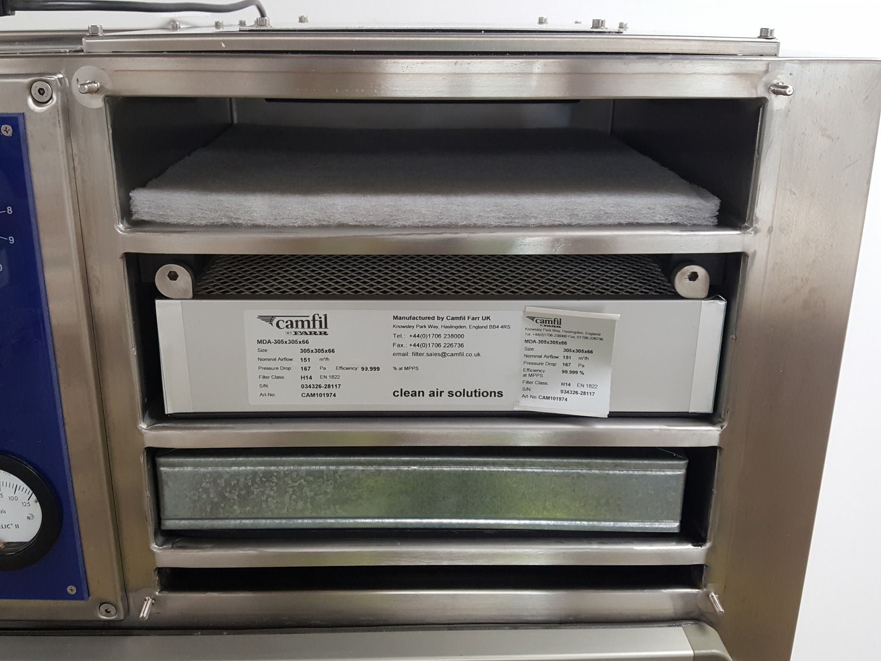 Image of Tecniplast Laminar Flow Ventilated Cabinet  Type - 9AV224N Lab H14 Filter