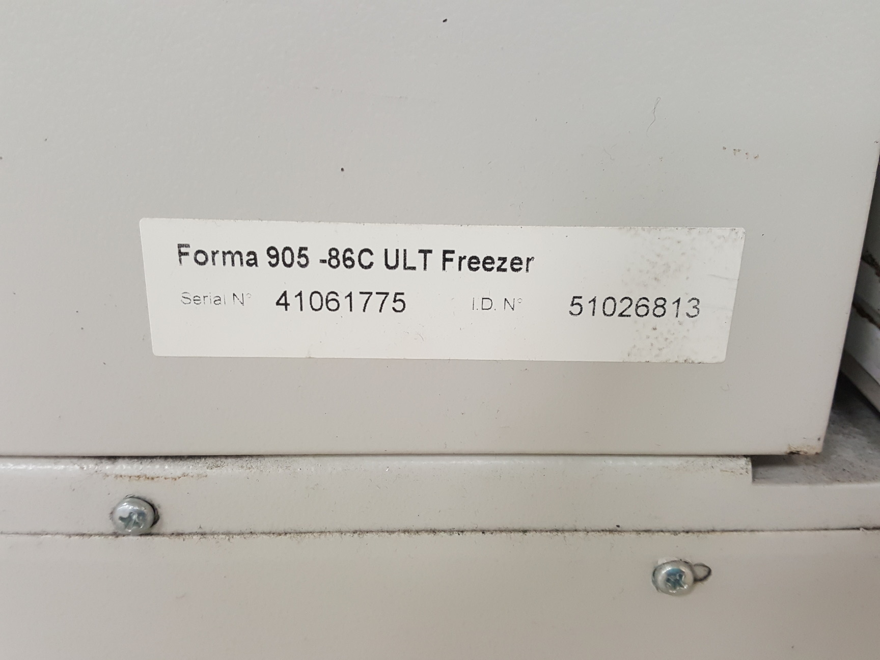 Image of Thermo Scientific Forma 905 -86 Laboratory Freezer Lab Spares/Repairs