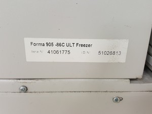 Thumbnail image of Thermo Scientific Forma 905 -86 Laboratory Freezer Lab Spares/Repairs