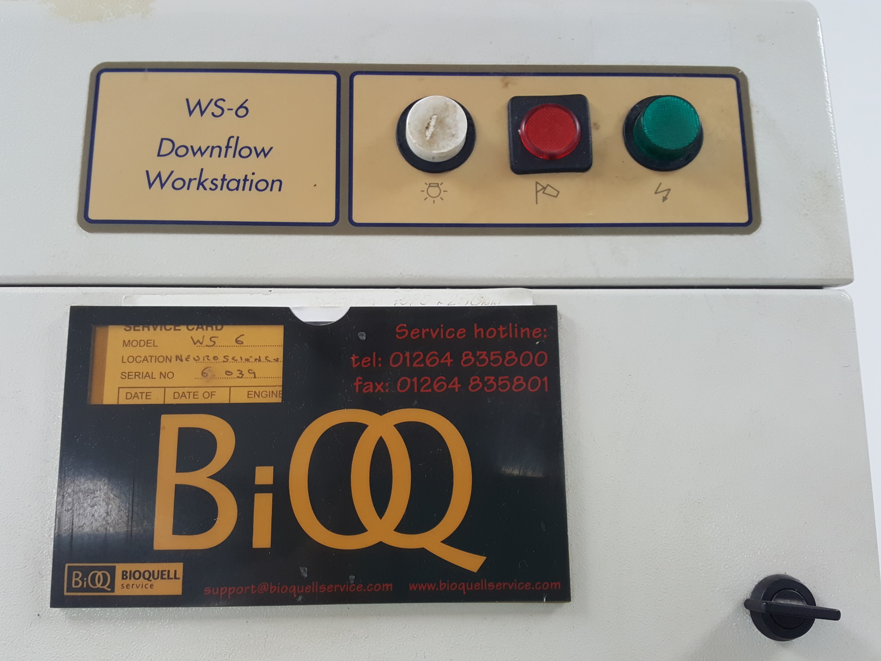 Image of Labcaire Downflow Station Ductless Fume Hood Model - WS-6 Lab