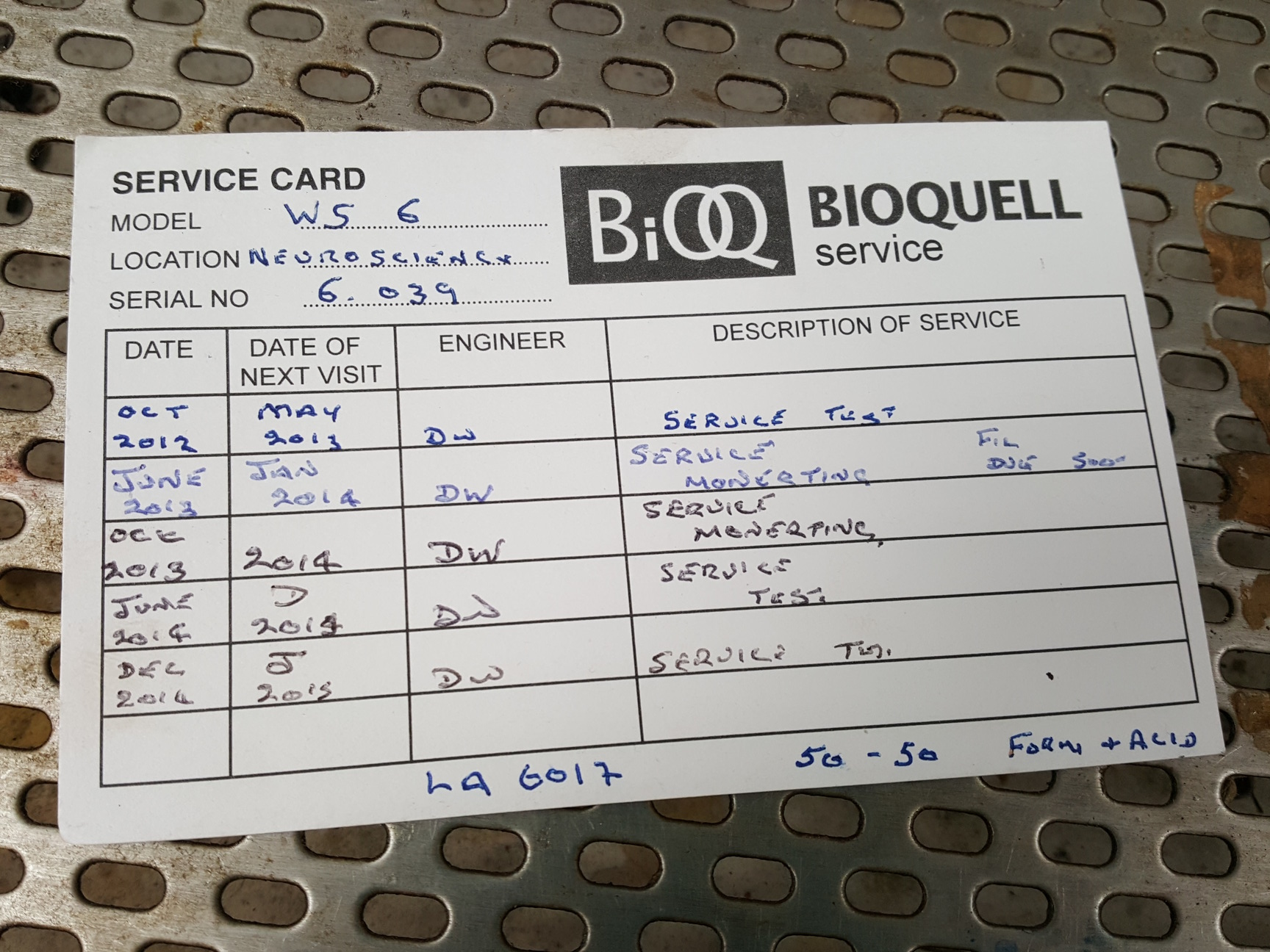 Image of Labcaire Downflow Station Ductless Fume Hood Model - WS-6 Lab