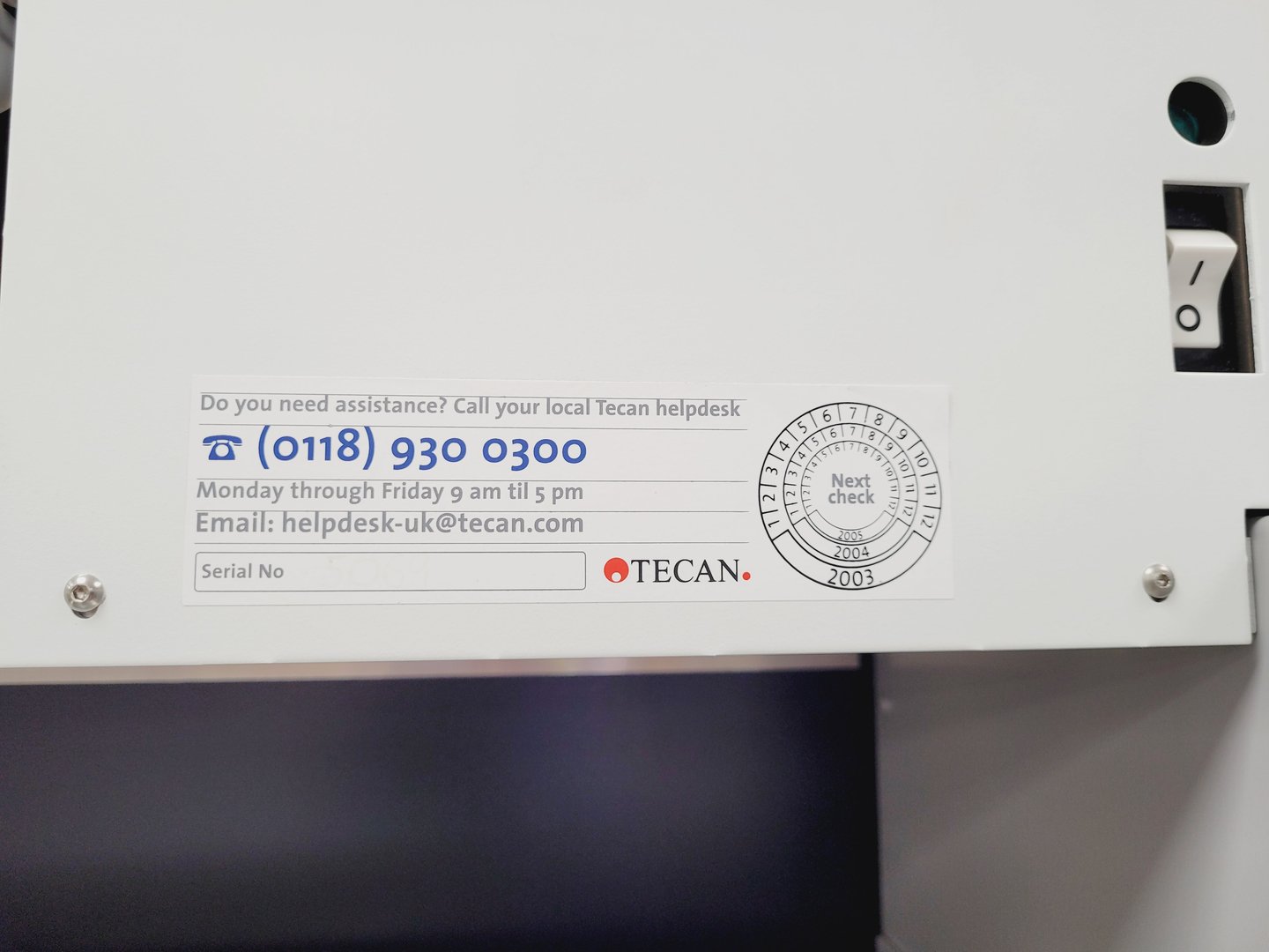 Image of Tecan Genesis RSP 100  Part no. 611208 Liquid Handling System Lab