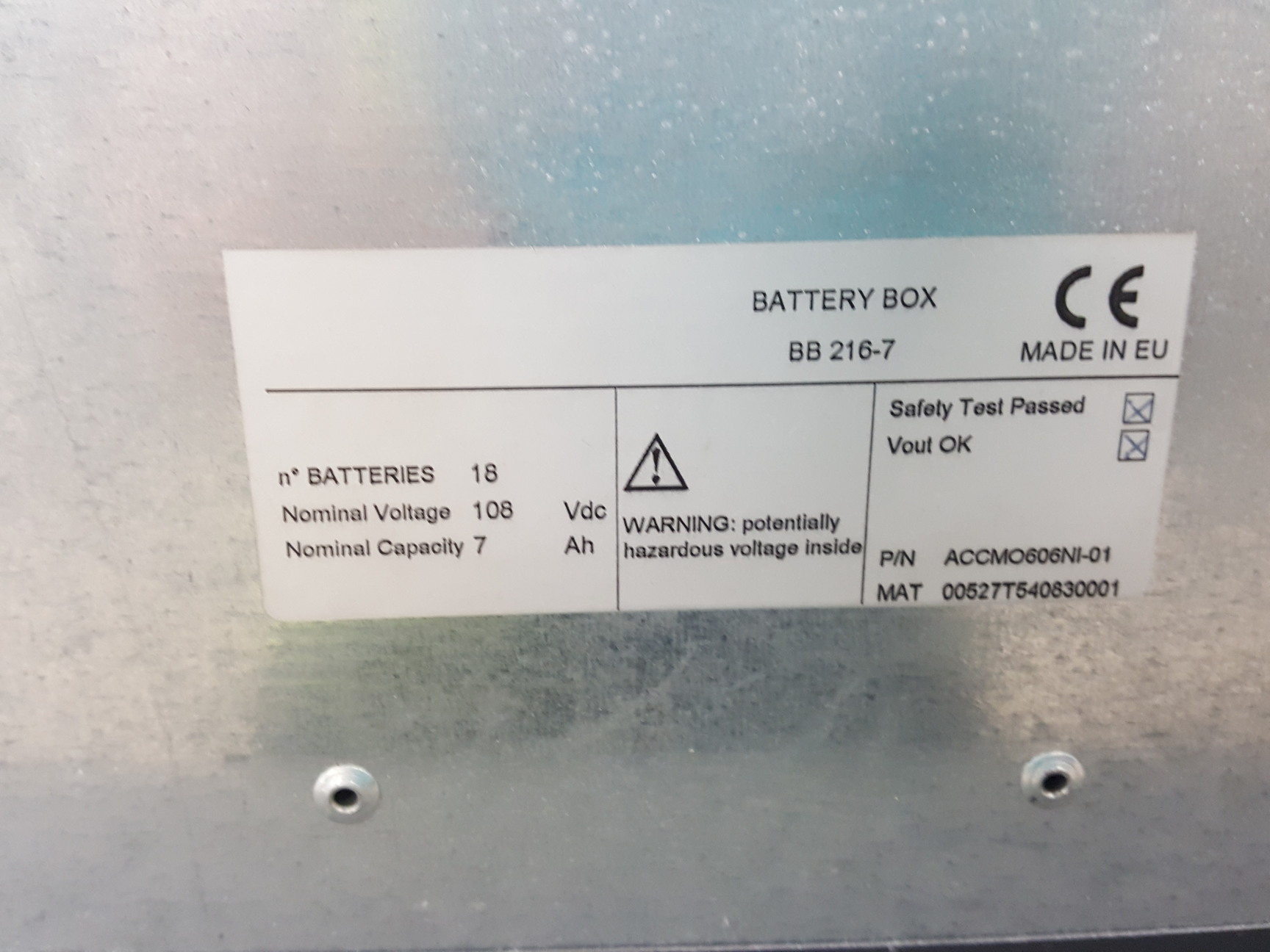 Image of Powertecnique Uninterruptable Power Supply  UPS ARGO 60/MM 0 & Battery Box Lab