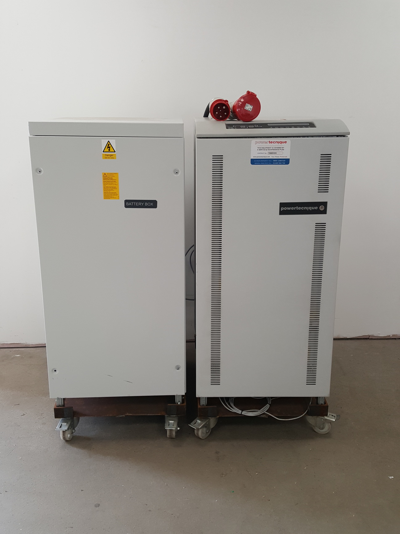 Powertecnique Uninterruptable Three-Phase Power Supply & Battery Box Lab