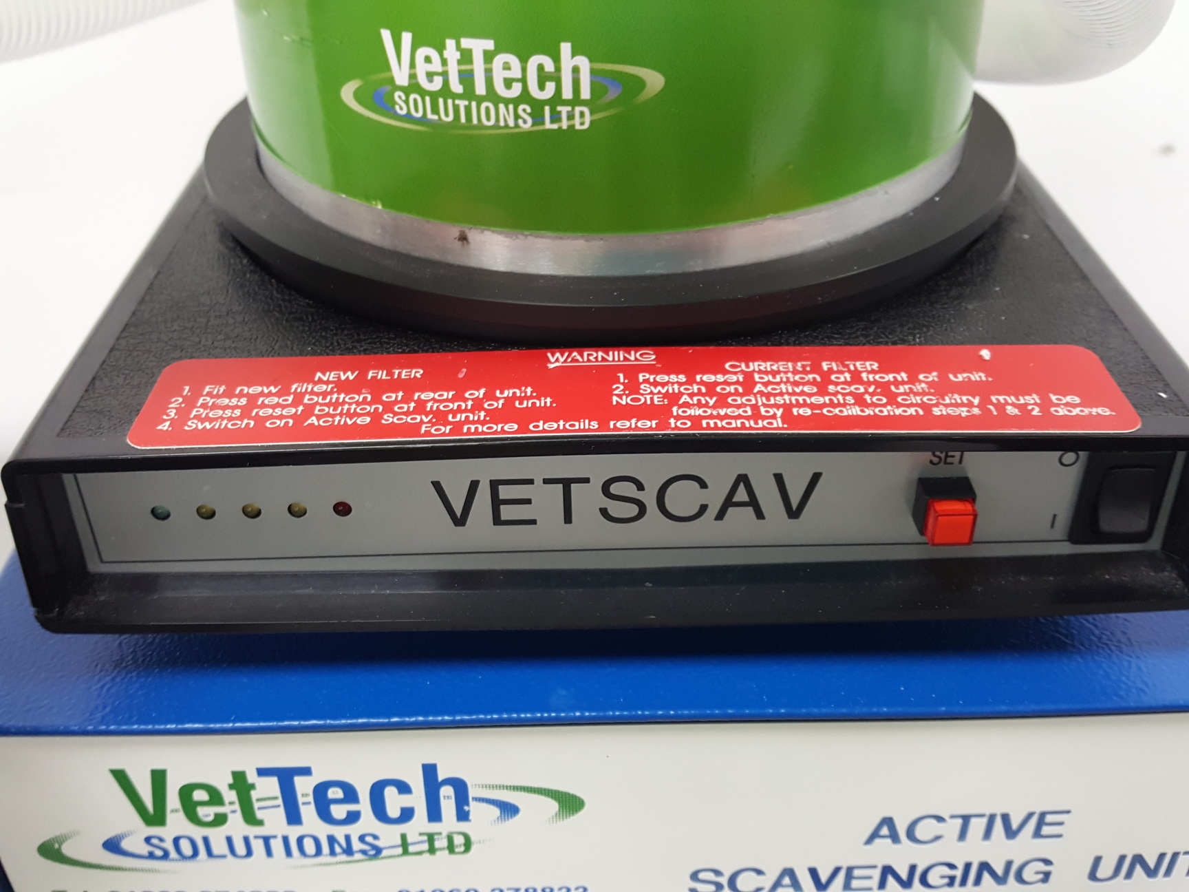 Image of VetTech Active Scavenging Unit w/ Vetscav Filter Weighing Mechanism Lab