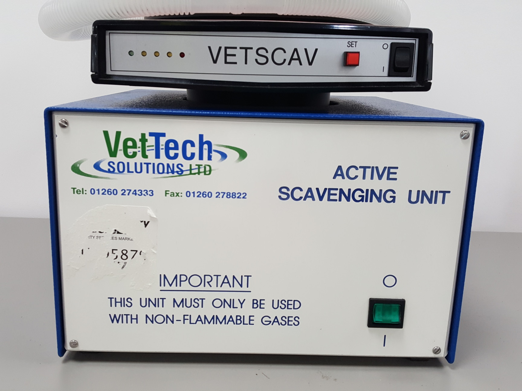 Image of VetTech Active Scavenging Unit w/ Vetscav Filter Weighing Mechanism Lab