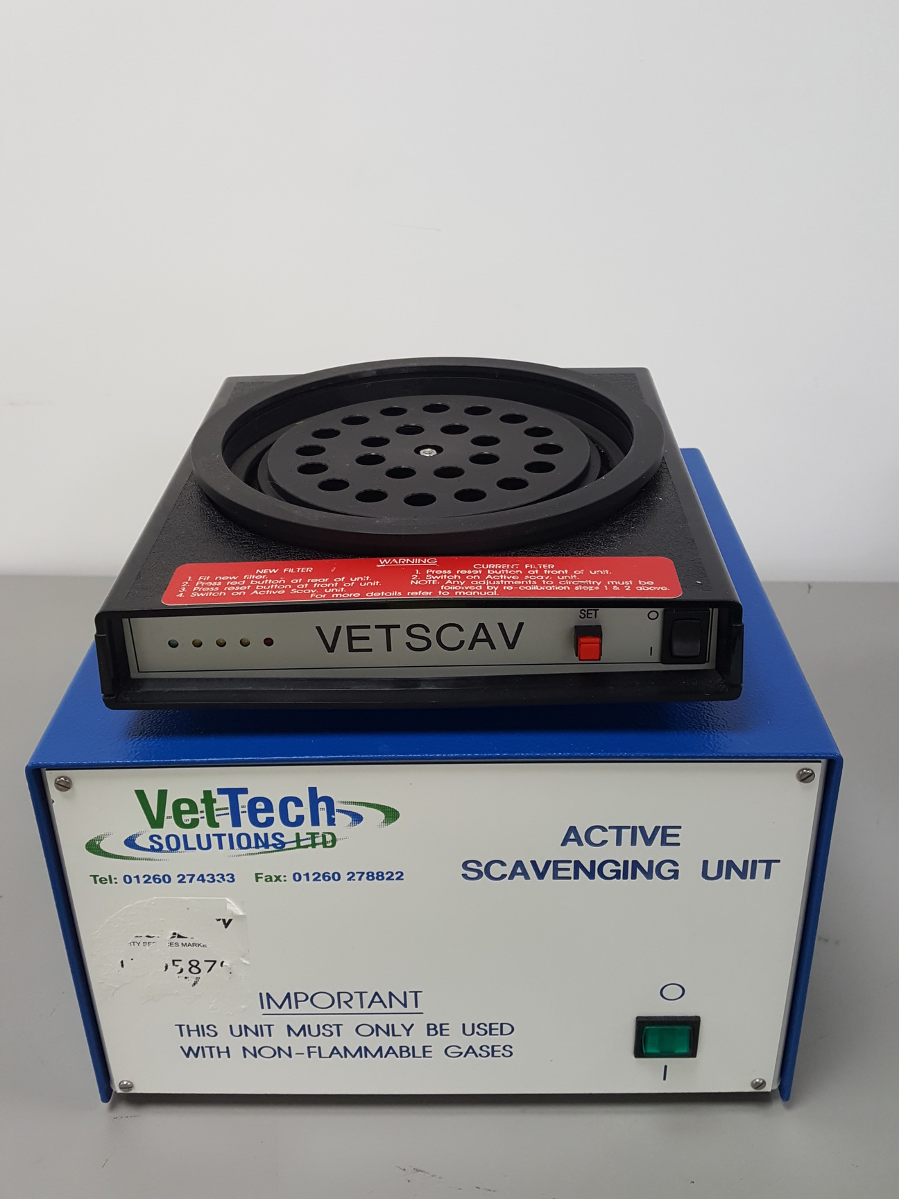 Image of VetTech Active Scavenging Unit w/ Vetscav Filter Weighing Mechanism Lab